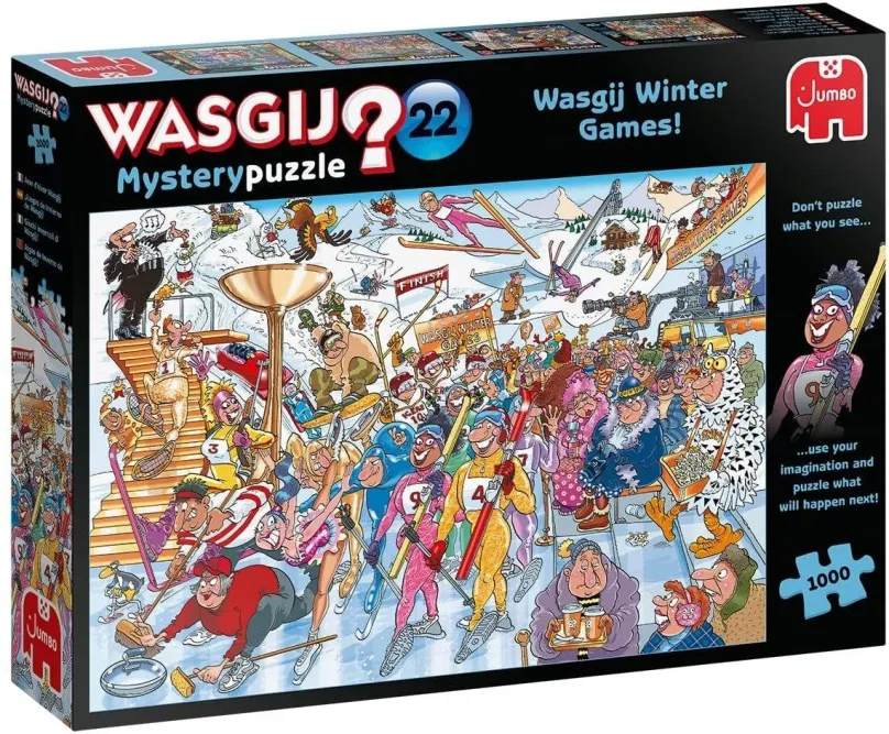 Puzzle Jumbo Puzzle WASGIJ Mystery 22: Zimné Wasgij hry! 1000 dielikov