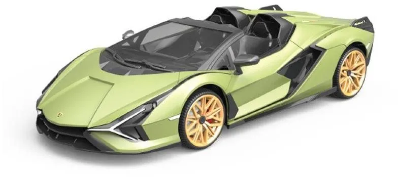 RC auto RE.EL Toys RC auto Lamborghini Sian 1:12 zelená metalíza, proporcionálne RTR LED 2,4 GHz