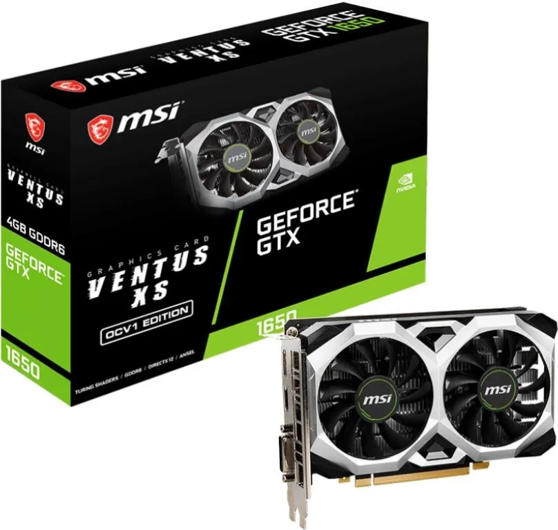 Grafická karta MSI GeForce GTX 1650 D6 VENTUS XS OCV1