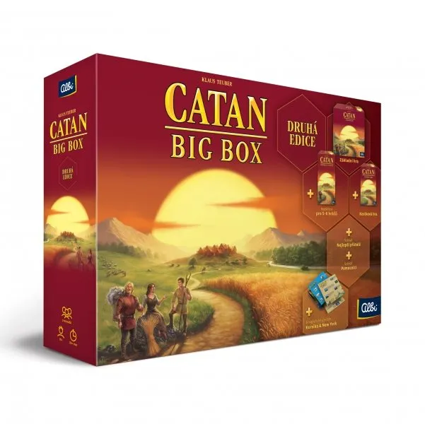 Spoločenská hra Catan - Big Box - druhá edícia