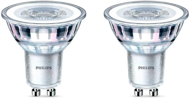 LED žiarovka Philips LED Classic 4.6-50 W, GU10, 2700 K, Set 2 ks