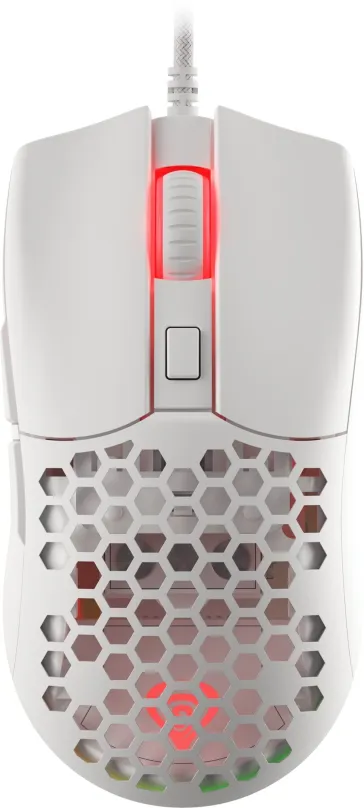 Herná myš Genesis KRYPTON 750 RGB, SW, biela