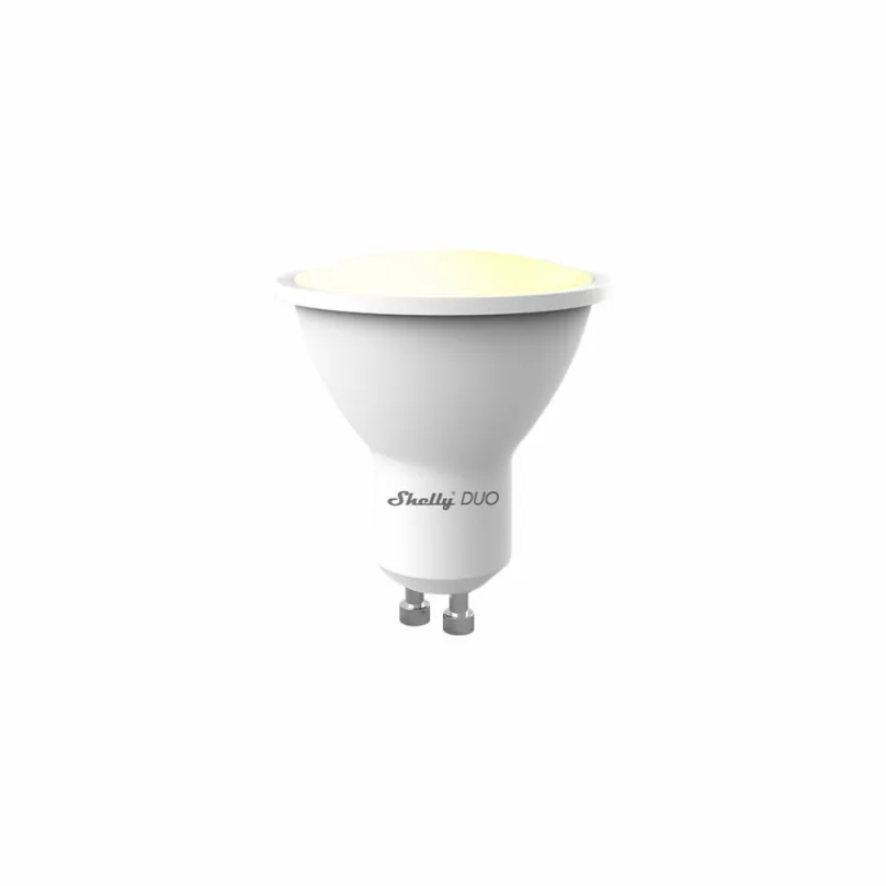 LED žiarovka Shelly DUO G10, stmievateľná žiarovka 475 lm, závit GU10, nastaviteľná teplota bielej, WiFi