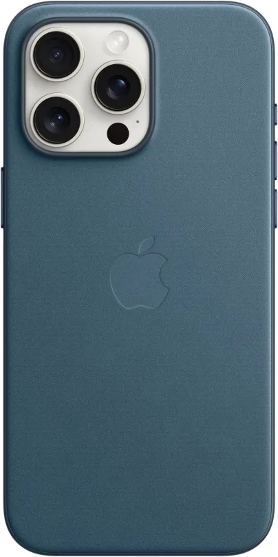 Kryt na mobil Apple iPhone 15 Pro Max Kryt z tkaniny FineWoven s MagSafe tichomorsky modrý