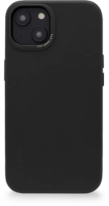 Kryt na mobil Decoded Leather BackCover Black iPhone 14, pre Apple iPhone 14, materiál kož