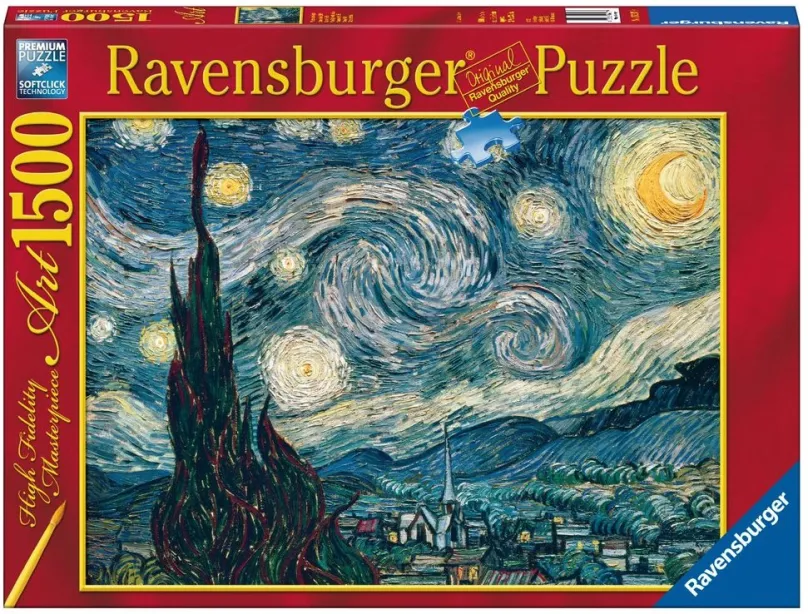 Puzzle Ravensburger 162079 Vincent van Gogh: Hviezdna noc