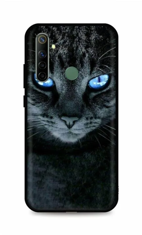 Kryt na mobil TopQ Realme 6i silikón Dark Cat 56407