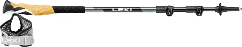 Palice Leki, Cross Trail Lite TA, čierna-biela-lightblue, 100 - 135 cm