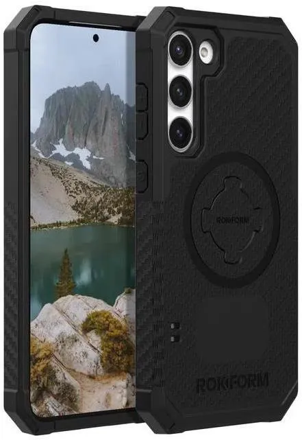 Kryt na mobil Rokform Kryt Rugged pre Samsung Galaxy S23+, čierny