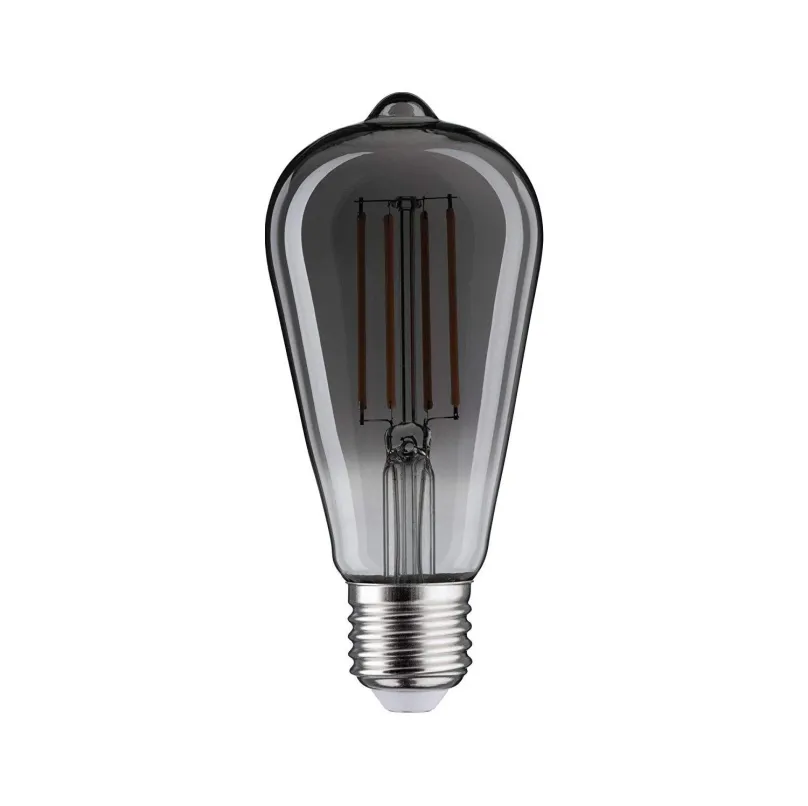 LED žiarovka Retro Filament žiarovka ST64 Smoky 8W / 230V / E27 / 2700K / 550 lm / 360 °