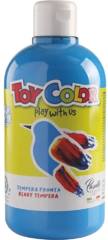 Tempery Temperová farba Toy color 500ml - sv. modrá