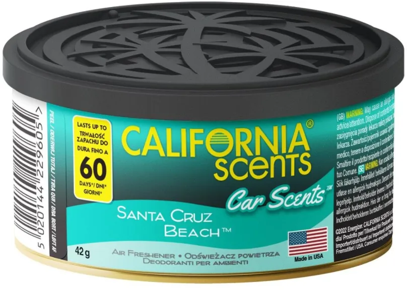Vôňa do auta California Scents, vôňa Santa Cruz Beach