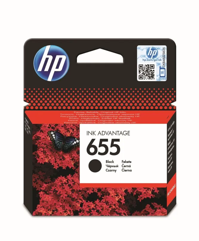Cartridge HP CZ112AE č. 655, atramentová náplň pre tlačiarne HP Deskjet Ink Advantage