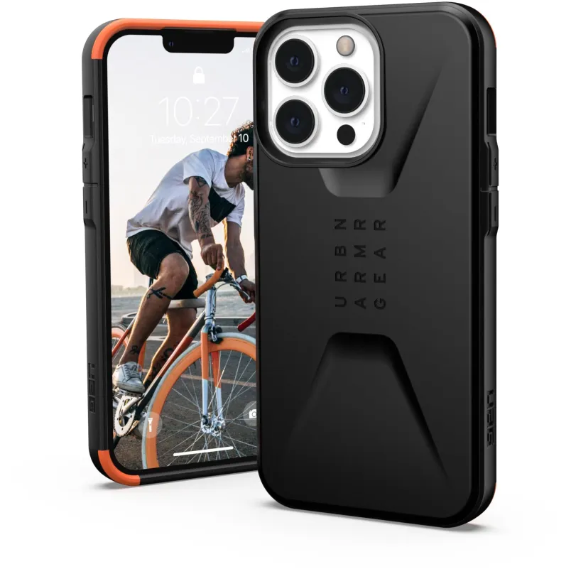 Kryt na mobil UAG Civilian Black iPhone 13 Pro