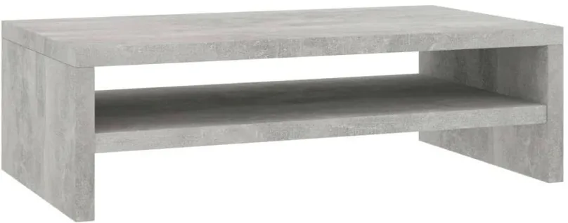 Podstavec pod monitor Shumee Stojan na monitor betónovo šedý, 42 × 24 × 13 cm, drevotrieska