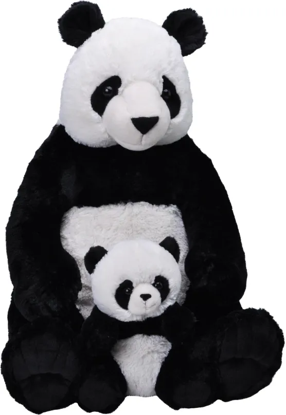 Plyšák WILD REPUBLIC Panda, samica s mláďaťom obrie 76 cm