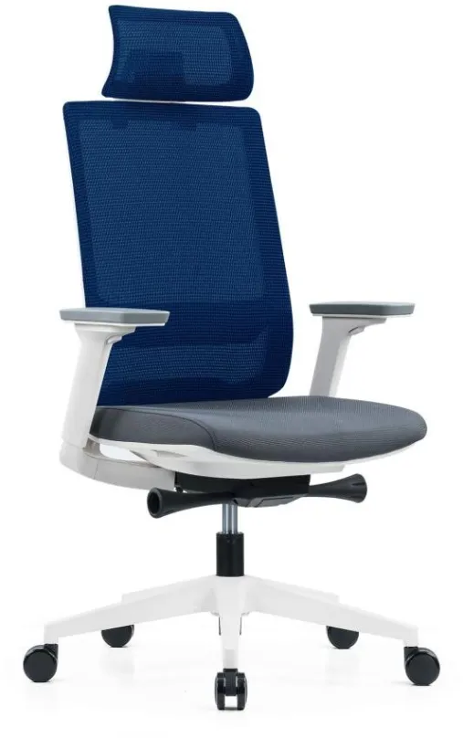 Kancelárska stolička DALENOR Meteor X, ergonomická, sieťovina, modrá