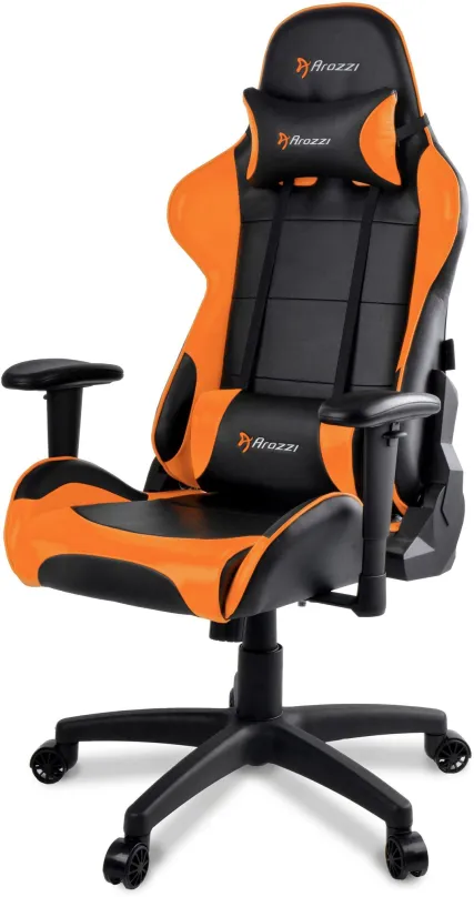 Herný stoličky AROZZI Verona V2 čierno / oranžová