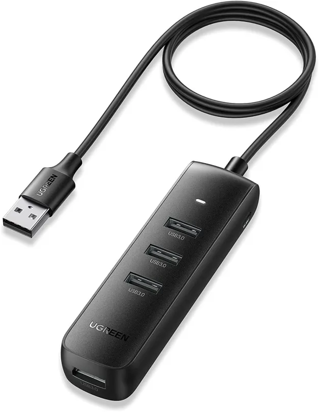 USB Hub UGREEN USB 3.0 4-Port Hub 1m (Black)