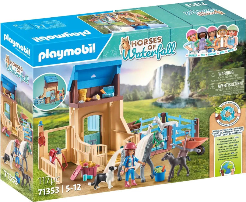 Stavebnica Playmobil 71353 Amelia & Whisper s boxom pre kone