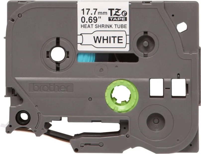 TZ páska Brother HSE-241, biela a čierna, 17,7mm×1,5m, zmršťovacia