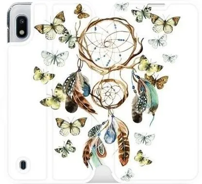 Kryt na mobil Flipové púzdro na mobil Samsung Galaxy A10 - M001P Lapač a motýliky