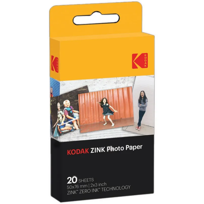 Fotopapier Kodak ZINK ZERO INK 20
