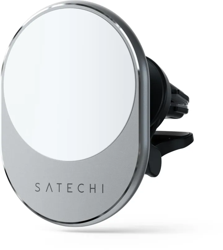 Nabíjačka do auta Satechi Magnetic Wireless Car Charger - Silver