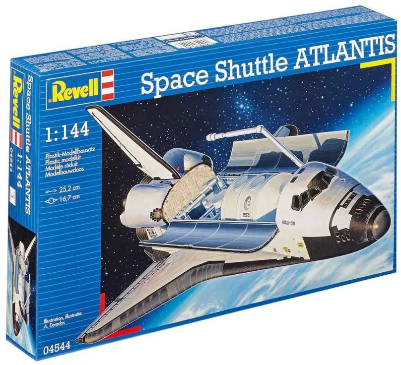 Plastikový model Plastic ModelKit vesmír 04544 - Space Shuttle Atlantis, vhodný pre dievča