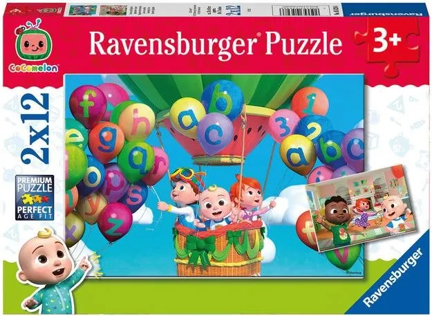 Puzzle Ravensburger 056286 CoCoMelon 2x12 dielikov
