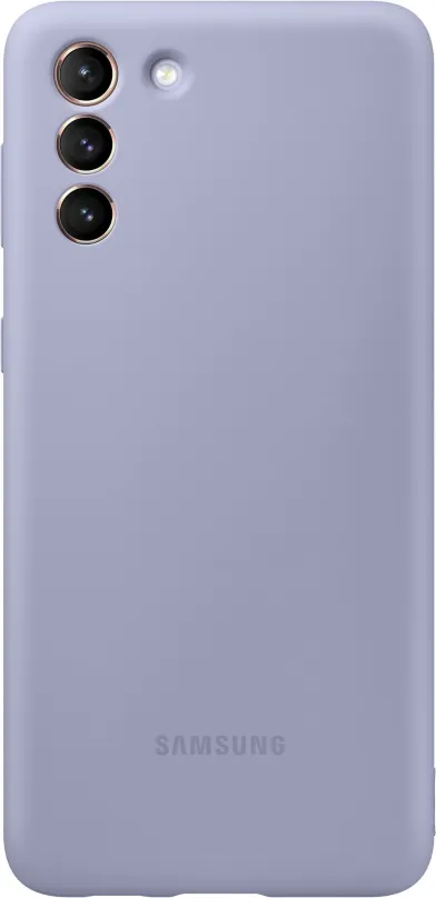 Kryt na mobil Samsung Silikónový zadný kryt pre Galaxy S21+ fialový
