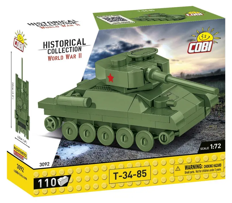 Cobi 3092 Sovietsky tank T-34/85, 1:72