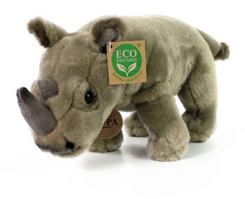 Plyšák RAPPA Plyšový nosorožec stojaci 23 cm, Eco-Friendly