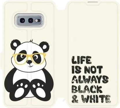 Kryt na mobil Flipové púzdro na mobil Samsung Galaxy S10e - M041S Panda