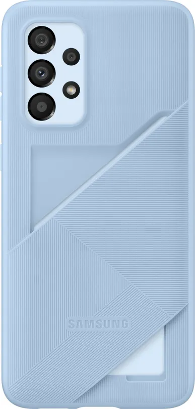 Kryt na mobil Samsung Galaxy A33 5G Zadný kryt s vreckom na kartu svetlo modrý