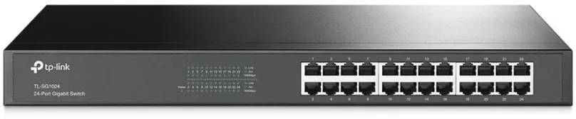 Switch TP-Link TL-SG1024, do racku, 24x RJ-45, prenosová rýchlosť LAN portov 1 Gbit, rozme