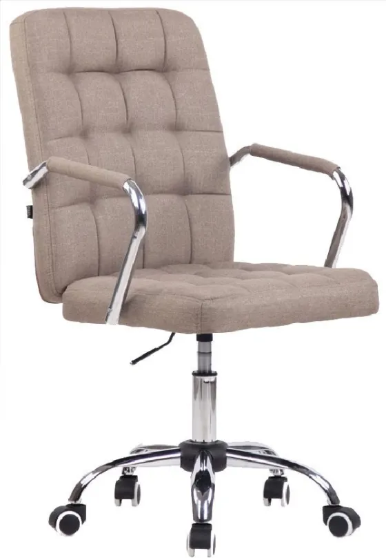 Kancelárska stolička BHM GERMANY Terni, textil, taupe