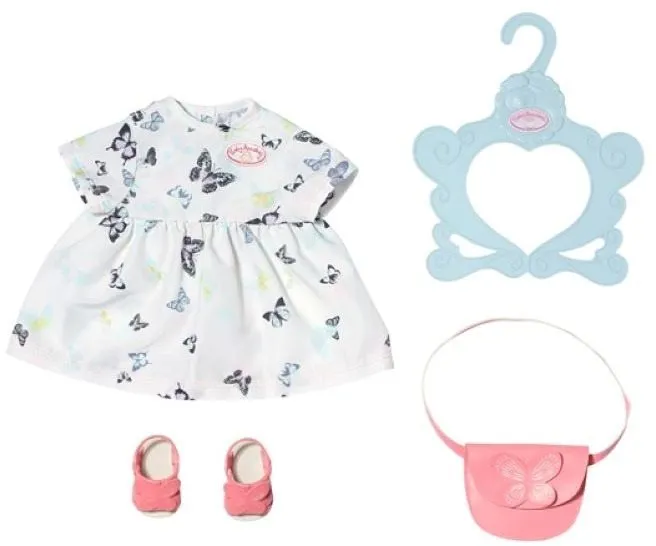 Oblečenie pre bábiky Baby Annabell Šatičky s motýliky Deluxe, 43 cm