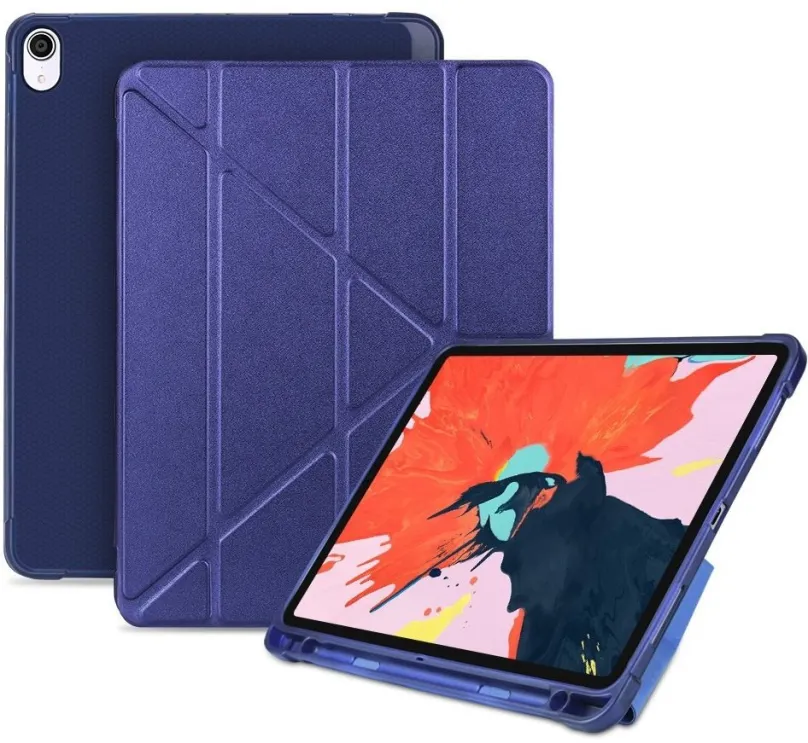 Puzdro na tablet Epic Fold Flip Case iPad Air 10.9 "(2020) - modré
