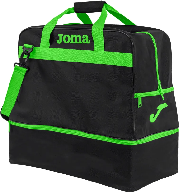 Športová taška Joma Trainning III black-fluór green - L