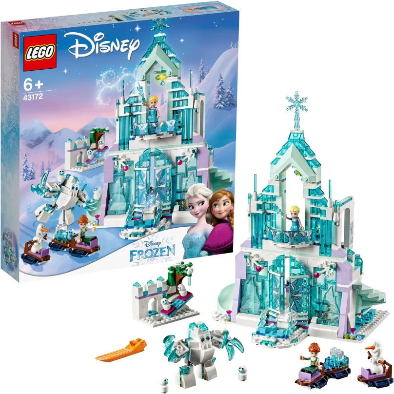 LEGO stavebnica LEGO® Disney Princess™ 43172 Elsa a jej kúzelný ľadový palác