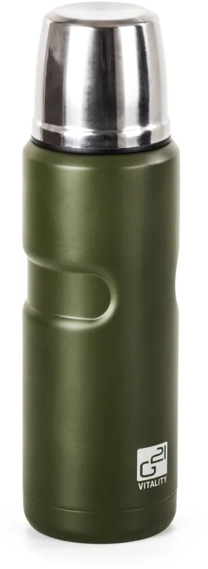 Termoska G21 Termofľaša na pitie, 500 ml, khaki zelená