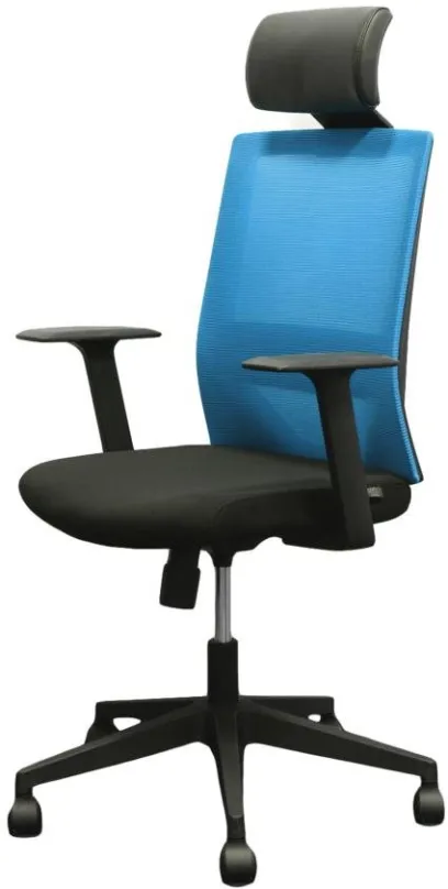 Kancelárska stolička DALENOR Berry HB, textil, modrá