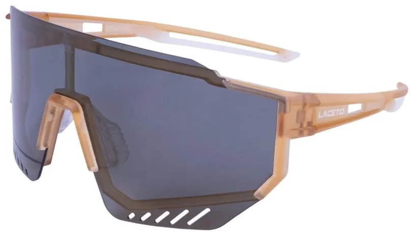 Cyklistické okuliare LACETO Ren Polar brown - gold – Polarizačné