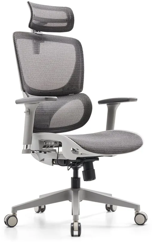 Kancelárska stolička MOSH AirFlow 626 sivá