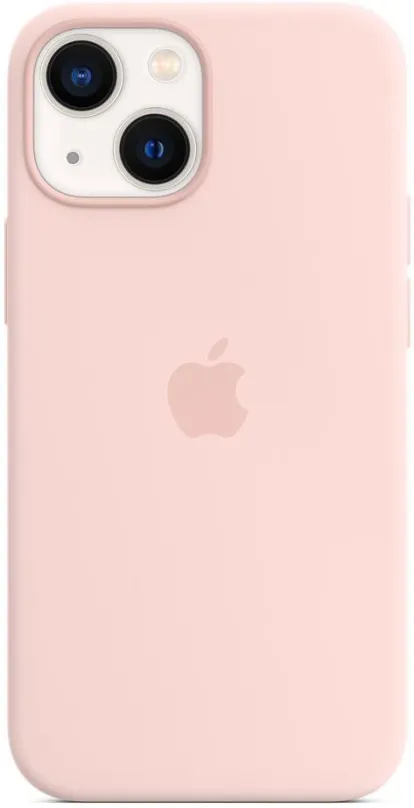 Kryt na mobil Apple iPhone 13 mini Silikónový kryt s MagSafe kriedovo ružový