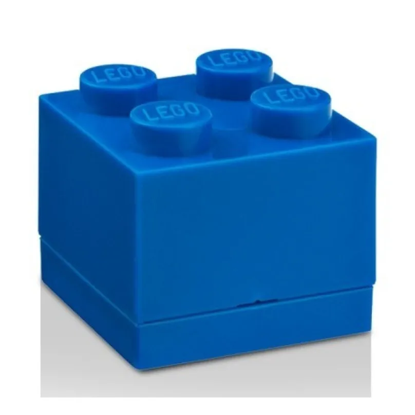 LEGO® Mini box 45x45x42 tmavomodrý