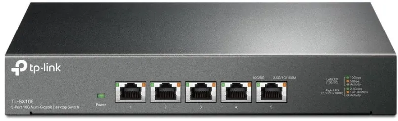 Switch TP-Link TL-SX105, desktop, 5x RJ-45, QoS (Quality of Service), prenosová rýchlosť L