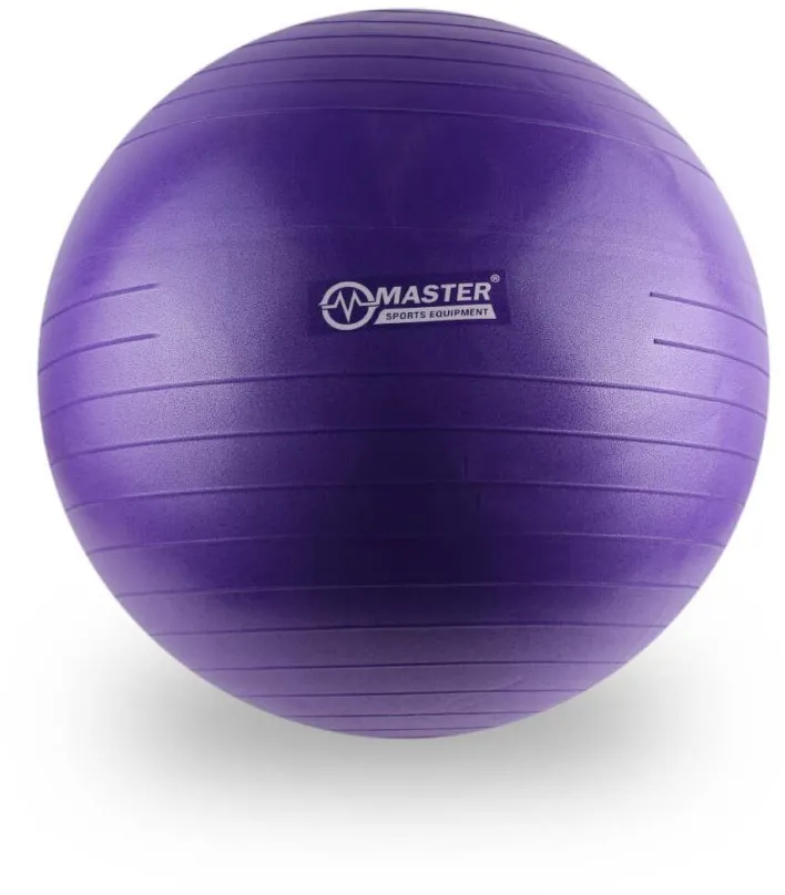 Gymnastická lopta MASTER Super Ball priemer 55 cm, fialová