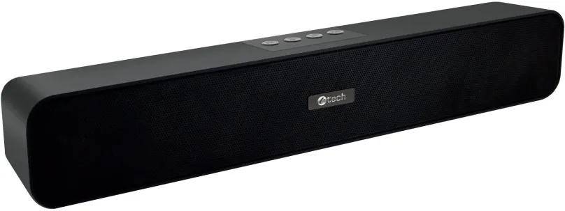 SoundBar C-TECH SPK-06, s výkonom 10 W, 3,5 mm jack (1x vstup), AUX, Bluetooth, USB, prehr
